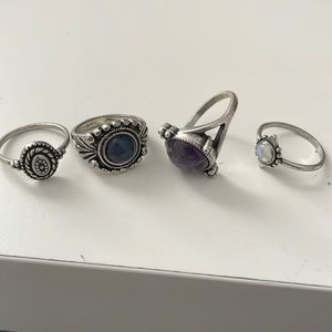 Silver rings